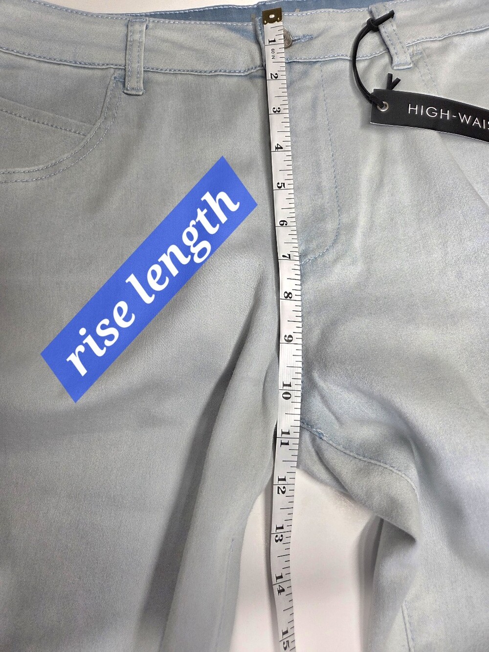LiV By Delia's, Pale Blue Skinny High-Waist Jeans for Women - Picture 7 of 13